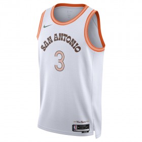 Maillot Basket Homme San Antonio Spurs Keldon Johnson 2023-24 Nike City Edition Blanc Swingman